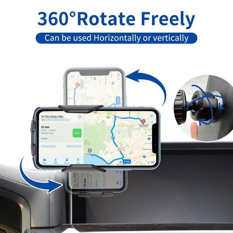 Car Phone Holder for Lexus LX570 2016 2017 2018 2019 2020 2021（12.3 inch Screen），for Smartphone Cradle Auto Accessories Bracket Anti-Shake，360 Degree Rotation，for All Cell Phones