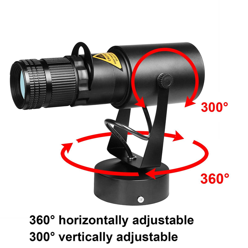 15W White LED Pin Spot Light, Manual Focus, Adjustable 4 Apertures, for DJ Disco Party Wedding Stage Effect Lighting