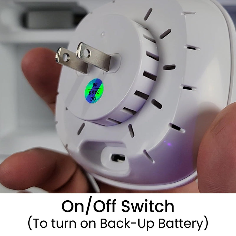 [AUSTRALIA] - OSI Wireless Alarm Strobe Siren (Gen 2) - Accessory for OSI Smart Alarm System (Gen 2) ,Wi-Fi Wireless Strobe Siren, Plugs into Electrical Outlet, 8 Hour Back-up Lithium Battery 