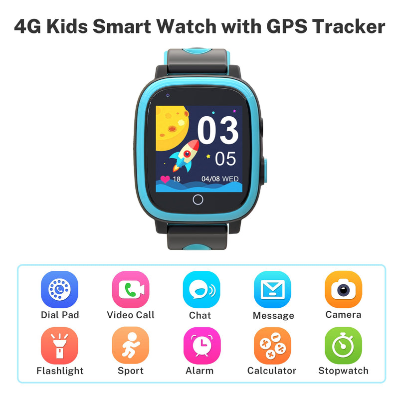 Kids Smart Watch with GPS Tracker,