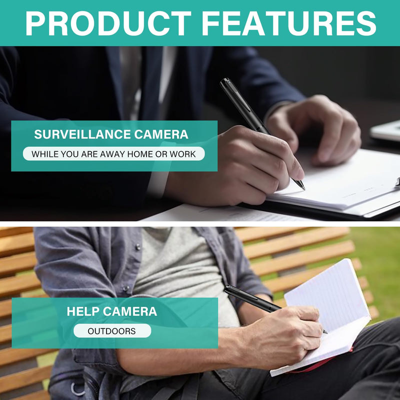 [AUSTRALIA] - 64GB Card Camera Pen Hidden Camera, Full HD Video for Spy Camera, Spy Camera & Full HD Video Recordin 
