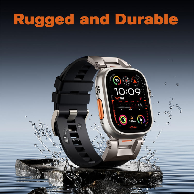 Bandletic Nylon Band and FKM Strap Compatible with Apple Watch