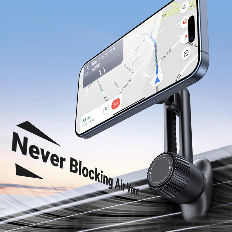 UGREEN Car Phone Holder Vent Phone Mount Bundle with Magnetic Car Mount