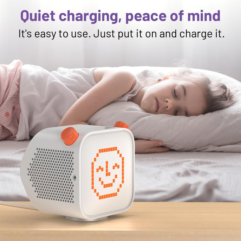 Wireless Charging Dock Metal Aluminum alloy Metarial for Yoto Player 3, Includes 4.9 Ft USB-C Cable & Charging Adapter Block, Power Dock Compatible with Yoto 3rd Gen Player for Home Travel Use