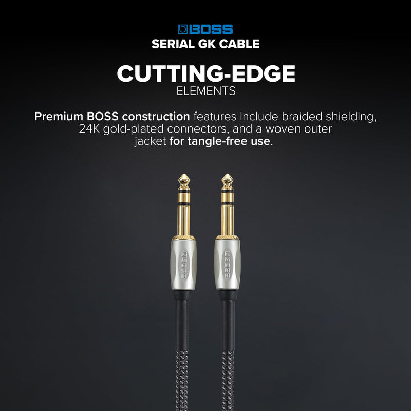 BOSS BGK-3 | 3ft/1m High-Performance Digital Cable Guitar Synthesizer Products | Compatible with GM-800, GK-5, GK-5B, GKC-AD & GKC-DA