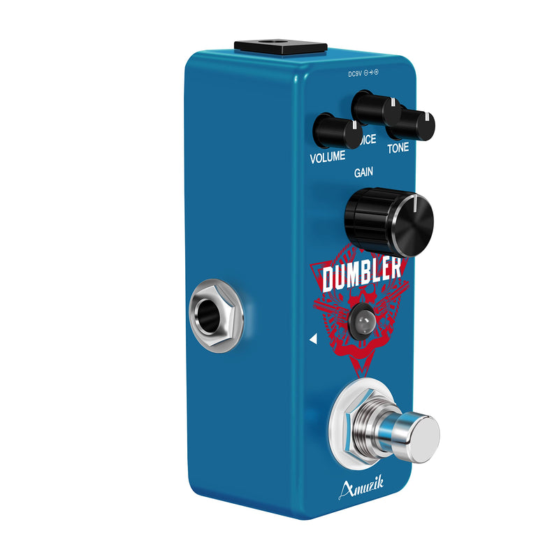[AUSTRALIA] - Amuzik Guitar Dumbler Effect Pedal for Electric Guitar Analog Dumbler Effects Pedals with Amp simulator Effect Overdrive Pedals of Ture Bypass 