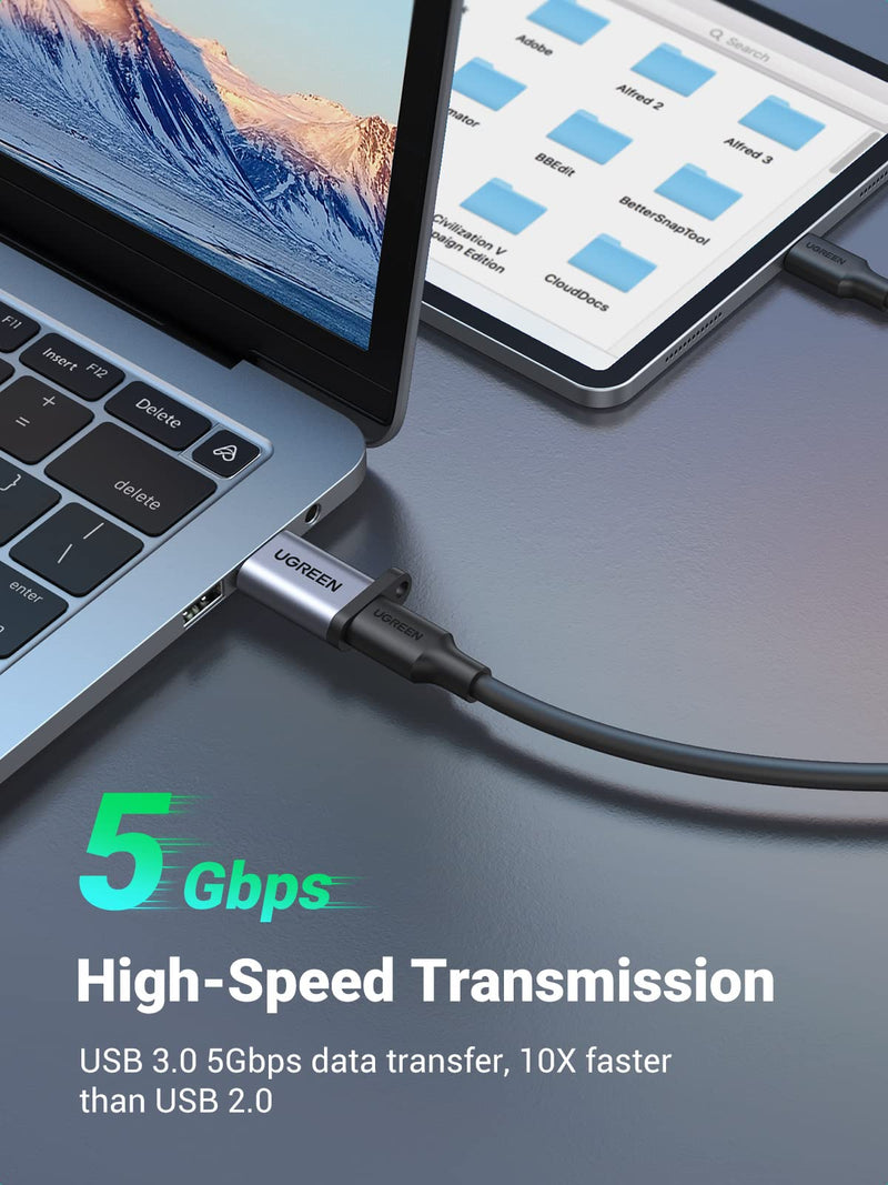 UGREEN USB C Female to USB Male Adapter Type C to USB A Charger Cable Converter Compatible with Apple Watch Series 7 iPhone 13 12 Pro Max AirPods 3 MacBook Samsung Galaxy Note Google Pixel etc
