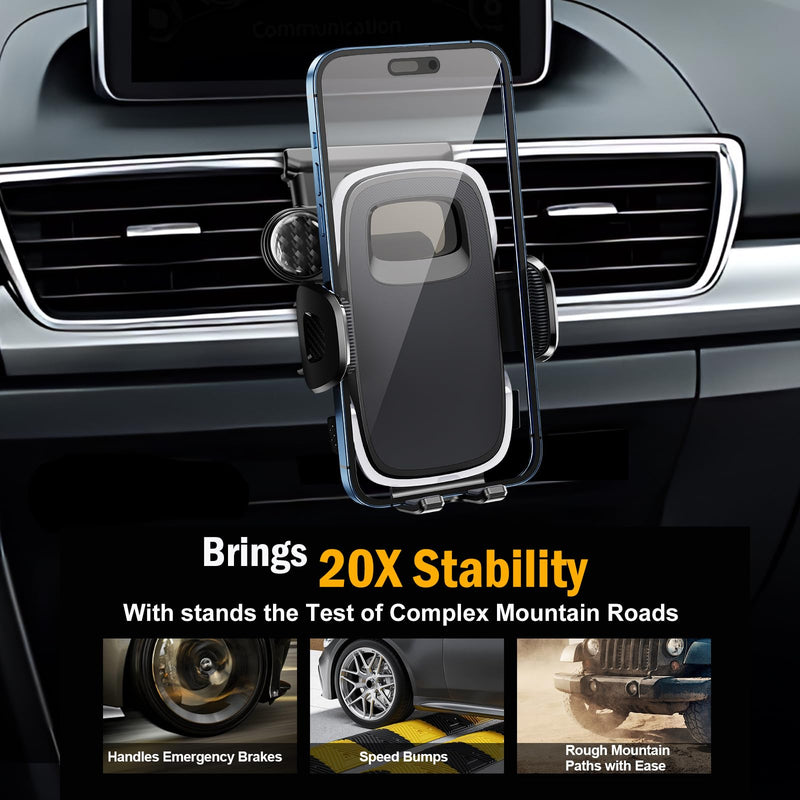 ELOHEI Custom Fit Phone Mount for Mazda 3 with Custom Base | Car Phone Holder for Mazda 3 2014 2015 2016 2017 2018 Accessories