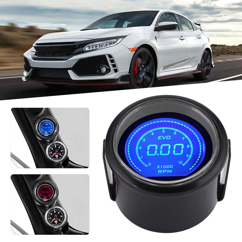 [AUSTRALIA] - Keenso Car Tachometer, 2in LCD Digital Tachometer RPM Meter Universal for 12V Car 