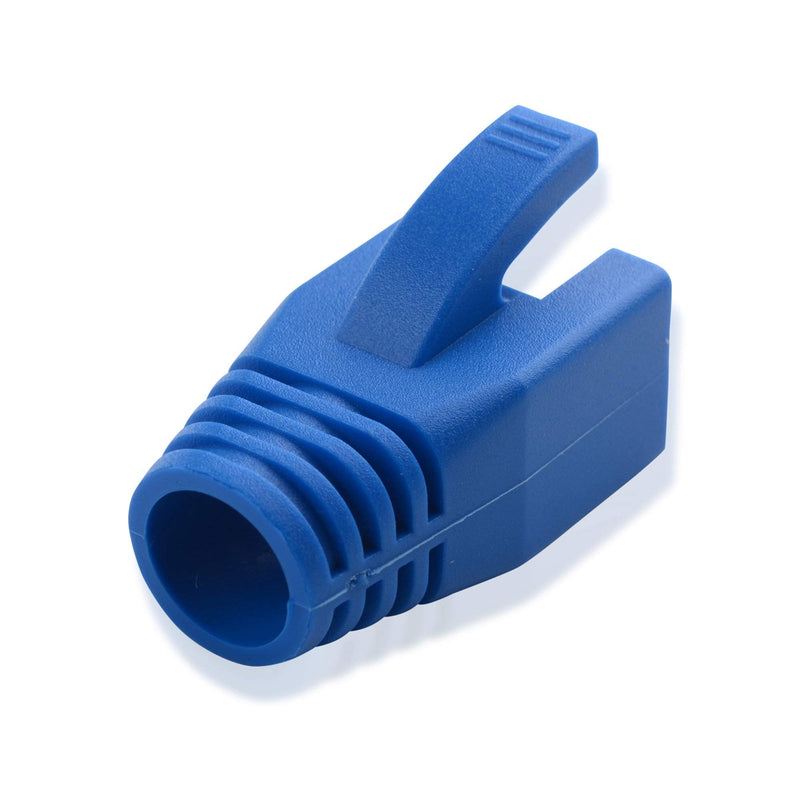 Cable Matters 50-Pack RJ45 Shielded Modular Plugs with Strain Relief Boots & Modular RJ45 Crimp Tool (Ethernet Crimper)