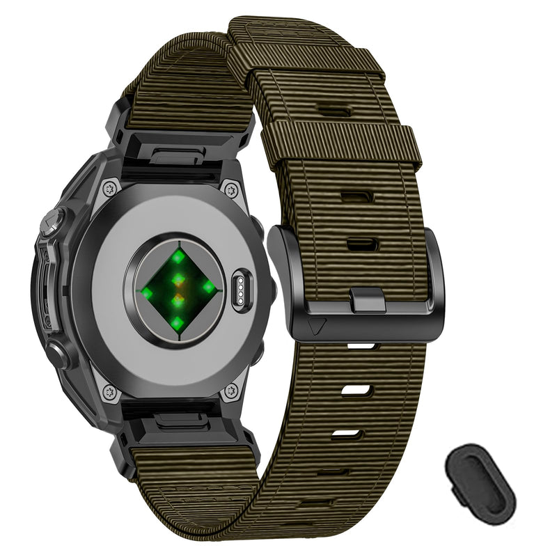 26mm Sport Band for Fenix 8 AMOLED 51mm/7X Pro/7X/6X Pro/6X/5X Plus/5X/3 HR/3,Quickfit Watch Strap Compatible with Enduro 3 2/epix Pro 51mm/Descent Mk3i 51mm/tactix 7 Pro