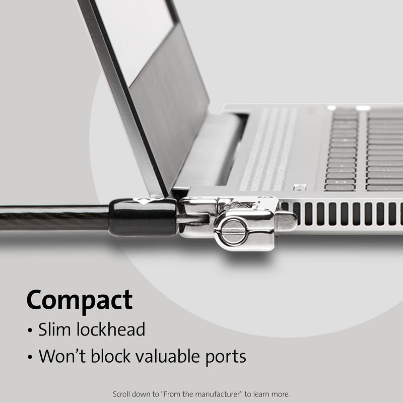Kensington Slim NanoSaver Combination Ultra Cable Lock for Nano Slot (K60629WW)