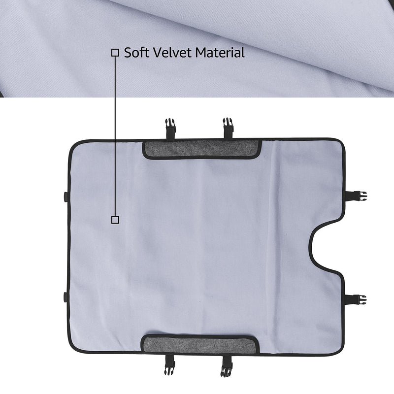 CURMIO 24 Inch Monitor Carrying Case, Universal 24" Computer Monitor Bag with Rubber Handle and Pockets, Gray (Patented Design)