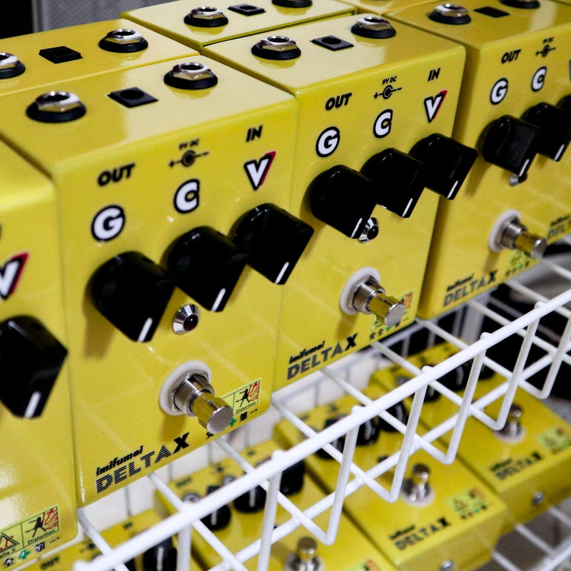 [AUSTRALIA] - Hand-made distortion Guitar Pedal Distortion+ PEDAL True Bypass, DC 9V, Pedal for Electric Guitar yellow 