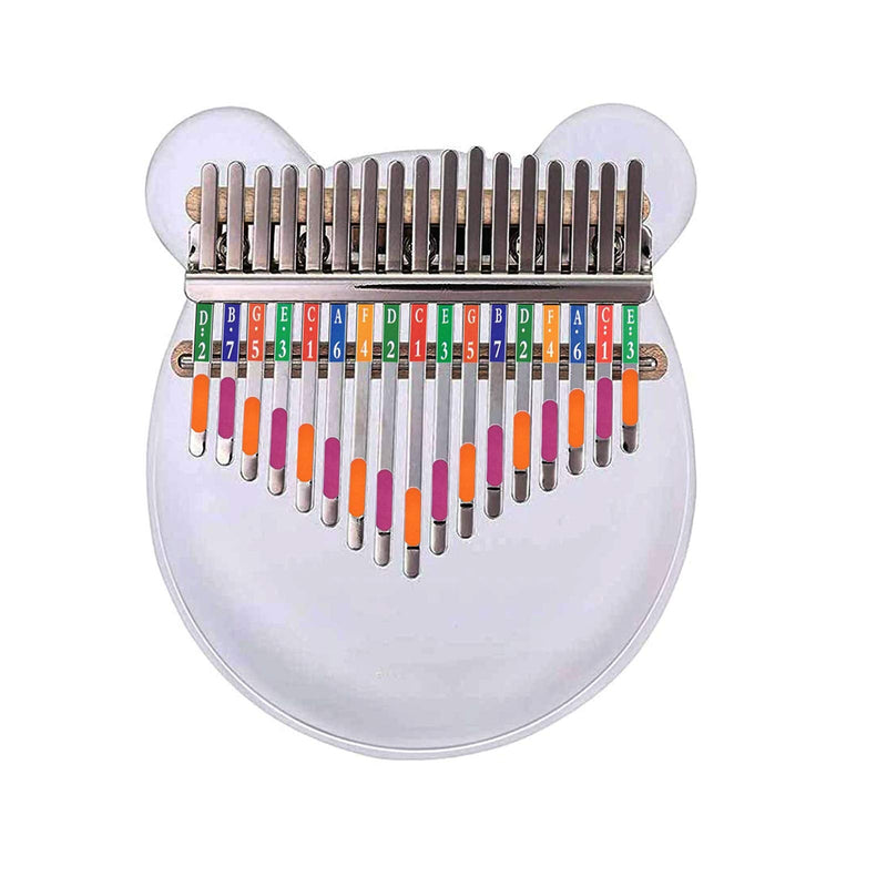 [AUSTRALIA] - 2set Kalimba Thumb Piano Note Stickers for Beginner Learner Musical Gift and Kalimba Scale Sticker Percussion (Color) 