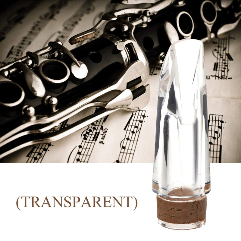 Clarinet Mouthpiece for Bb Clarinet Music Accessories (Transparent)