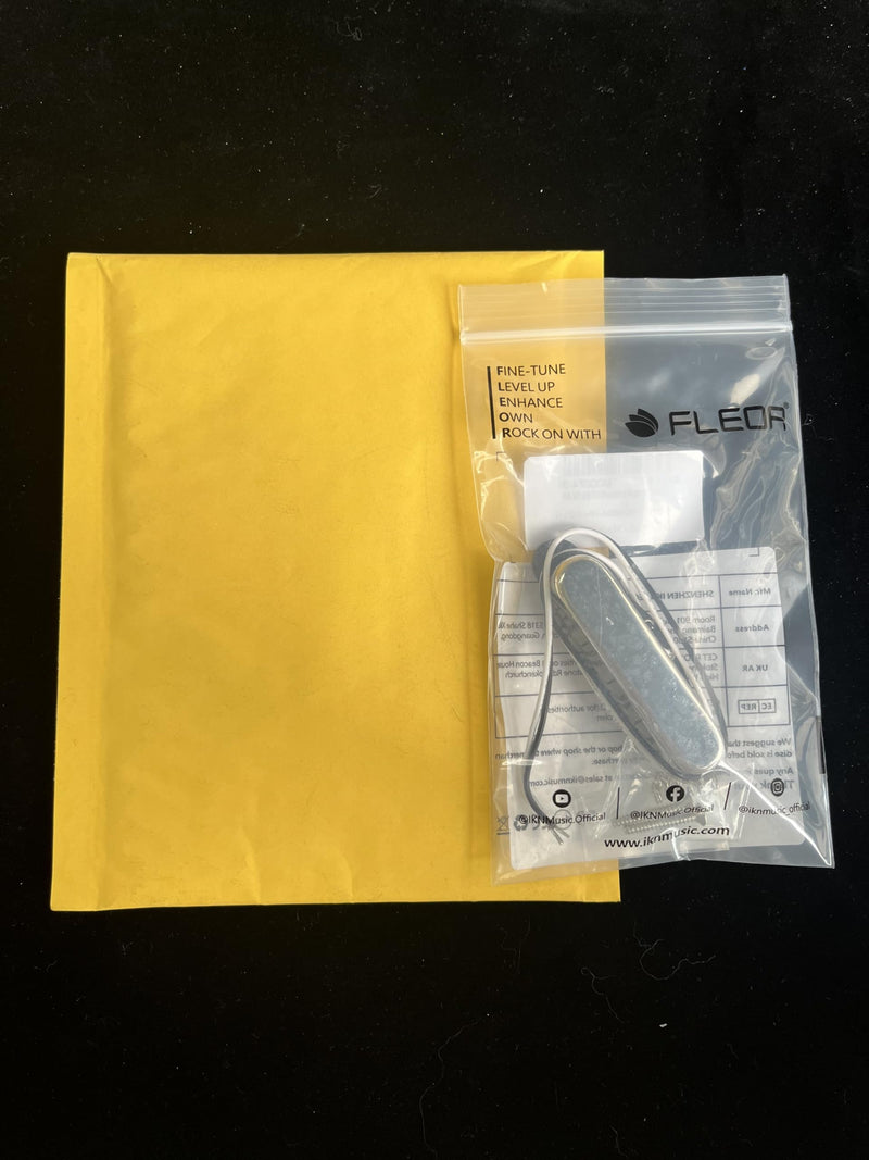 FLEOR Alnico 5 Guitar Pickups Single Coil TL Neck Pickup Chrome for TL Style Guitar Pickups Part