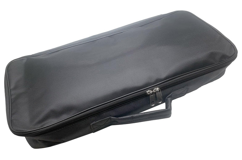 Portable Gig Bag Effect Pedalboard Carry Bag 18 x 9 x 3 Inch for Small Guitar Effects Pedal Board Black