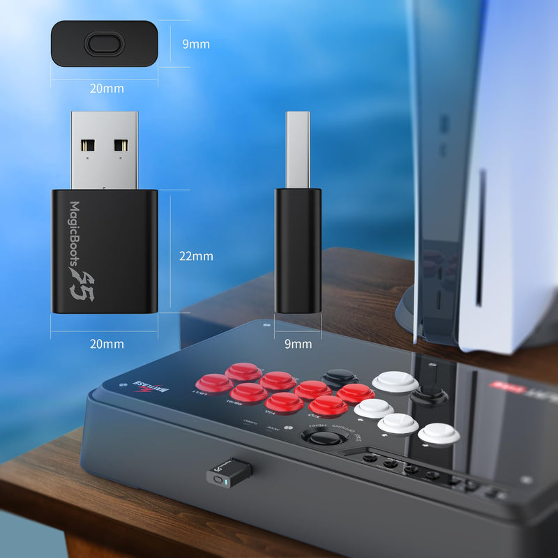 [AUSTRALIA] - MAYFLASH MagicBoots-S5 FPS PS4 Adapter Arcade Joystick PS5 Converter for F300, F300 Elite, F500, F500 Elite, F500 Flat and More 