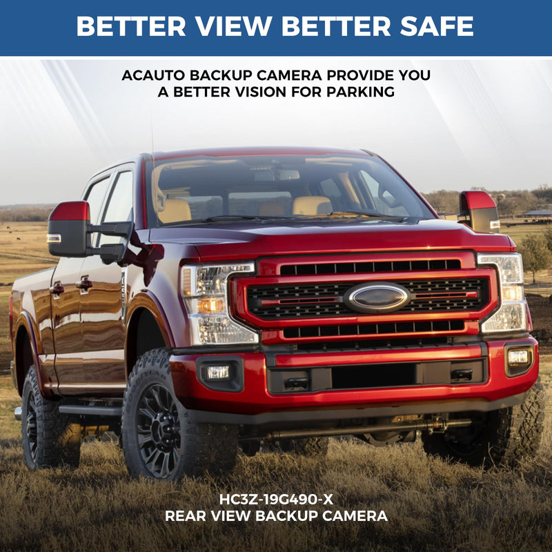 Rear View Backup Camera Fit for Ford F-250 F-350 Super Duty 2017-2019 | Parking Back Up Assist Camera Replace#HC3Z-19G490-X HC3Z-19G490-X