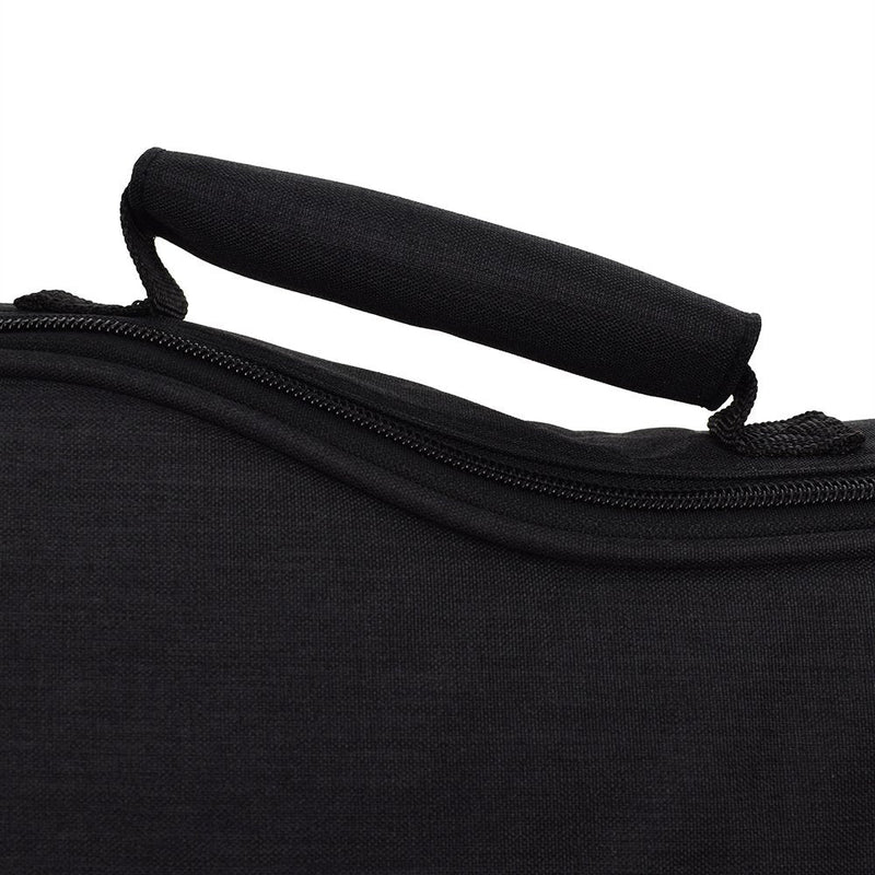 CLOUDMUSIC Ukulele Case Gig Bag Padded Backpack For Soprano 21" Inch(Soprano, Black)
