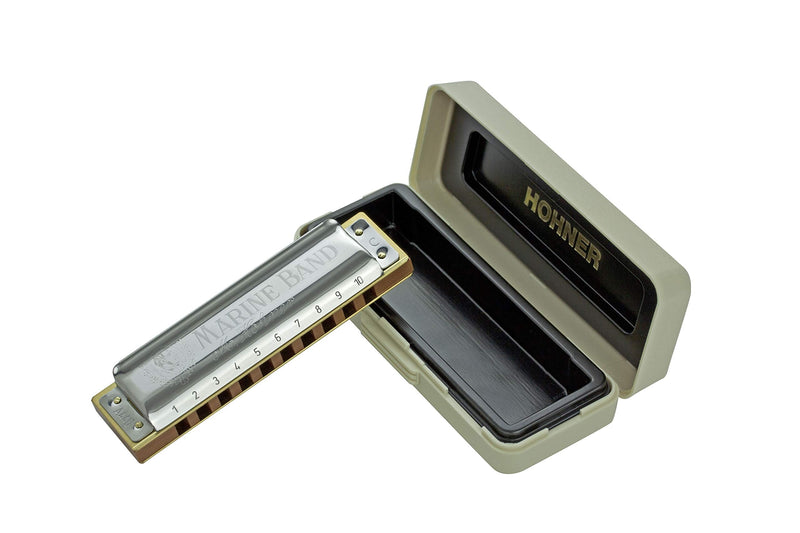 [AUSTRALIA] - Hohner Marine Band 1896 Diatonic Harmonica Silver 