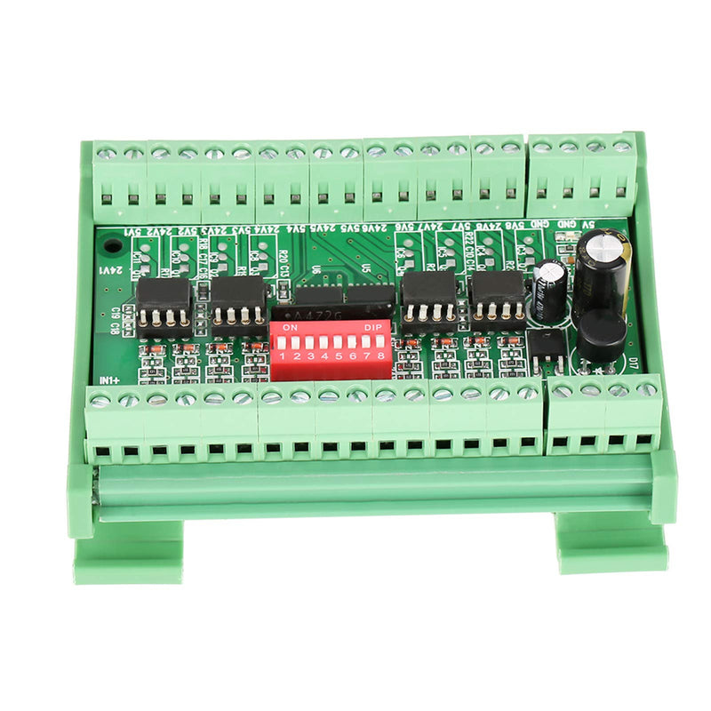 Hilitand 10MHz 8 Channel NPN/PNP to NPN 5V/24V Rectangular Signal Conversion Level Converter Module