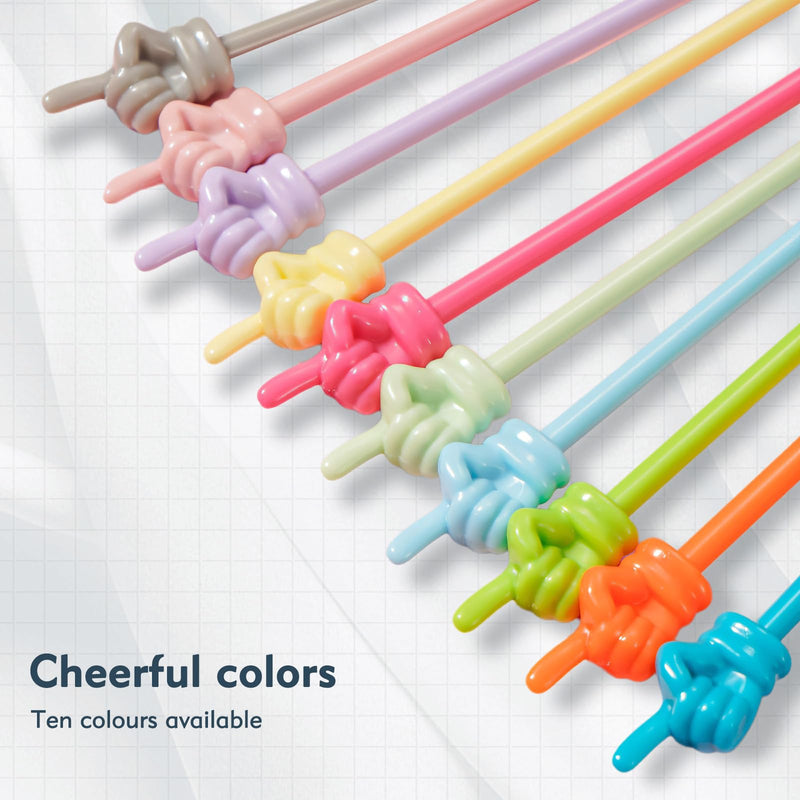 10 Pcs Pointer Stick for Classroom, Cute Teacher Pointer Stick, Colorful Finger Pointer Stick, Finger Pointers for Kids Reading, Teacher Must Haves Supplies
