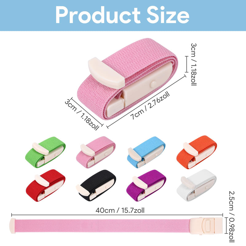 [AUSTRALIA] - Pack of 8 Storage Tubes, Blood Collection Set, Vein Storage, Storage Tubes, 8 Colours, Customisable for Vein Blood Removal Trauma, First Aid, Outdoor 