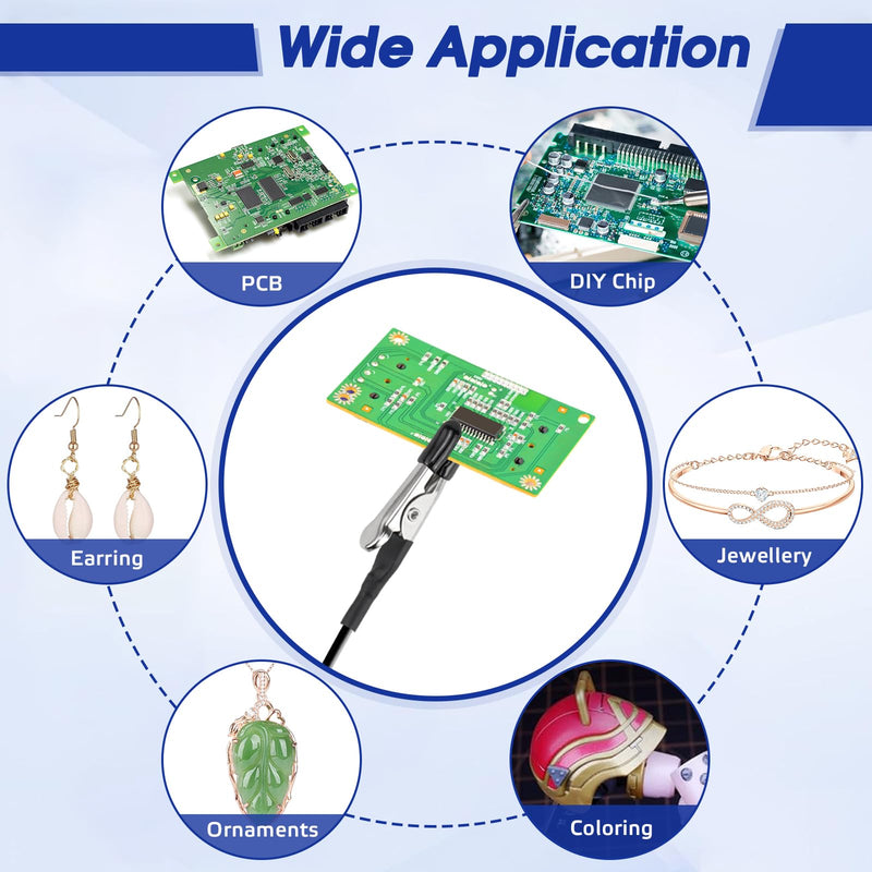 [AUSTRALIA] - Third Hand Soldering with Magnetic Base, 8 Pieces Helping Hand with Flexible Gooseneck, Soldering Aid Third Hand, Board Holder, Helping Hand 