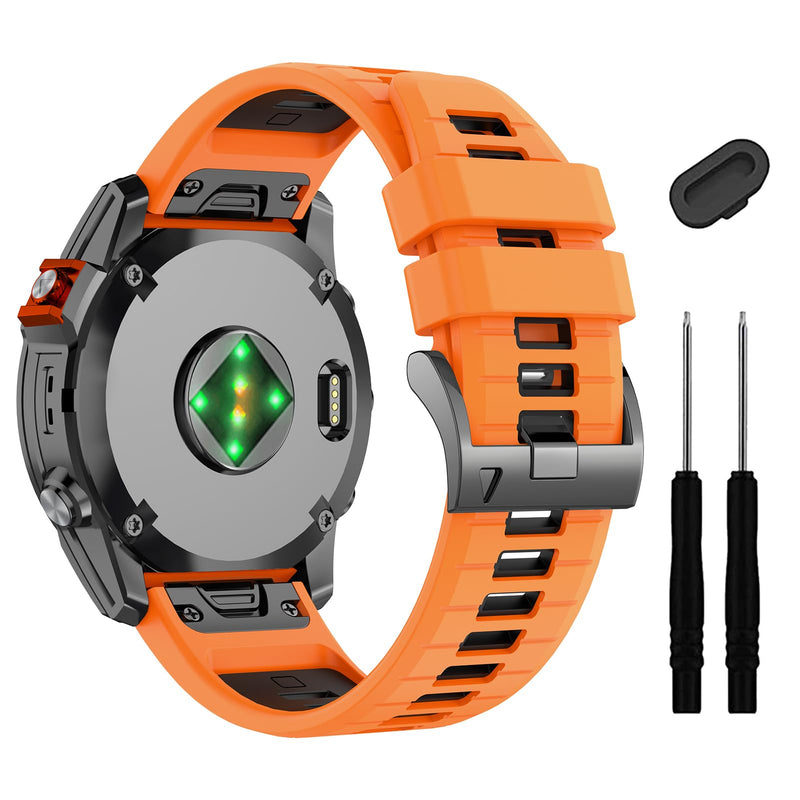 20mm Watch Band Compatible with Garmin Fenix 8 AMOLED 43mm/ 7S/ 7S pro/ 6S/ 6S Pro/ 5S/ 5S Plus,Quick Fit Replacement Strap for Epix Pro/Approach S70 42mm/Descent Mk3 3i 43mm/ Mk2s