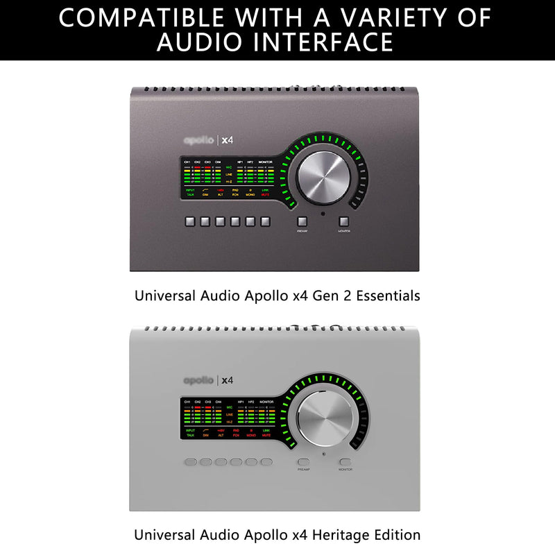 Audio Interface Case Compatible with Universal Audio Apollo x4 Gen 2 Essentials with Strap UA Apollo x4 Heritage Edition daily protection