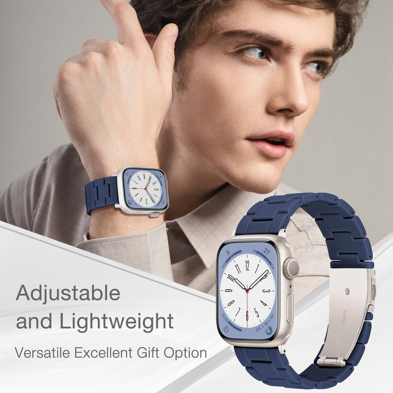 Light House Apple Watch Bands-Fashion Lightweight Resin iWatch Bands for Women Men 38mm/40mm/41mm/42mm(Series 11 10), 49mm/46mm/45mm/44mm/42mm(S 3 2 1), Compatible with Apple Watch Series 11 SE 10 9 8 7 6 5 4 3 Ultra 38mm/40mm/41mm/42mm(Series 11 10)