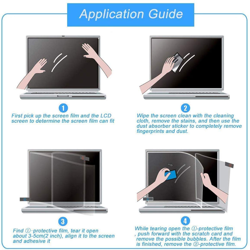 27" Anti Blue Light Anti Glare Monitor Screen Protector Design for Diagonal 27 Inch 16:9 Aspect Ratio Monitor Screen, Anti Fingerprint Reduces Digital Eye Strain Help You Sleep Better 597 x 336 mm