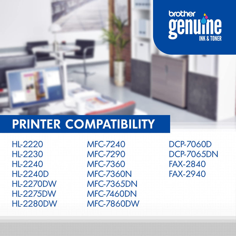 Brother Genuine TN420 Mono Laser Toner Cartridge TN-420 Toner