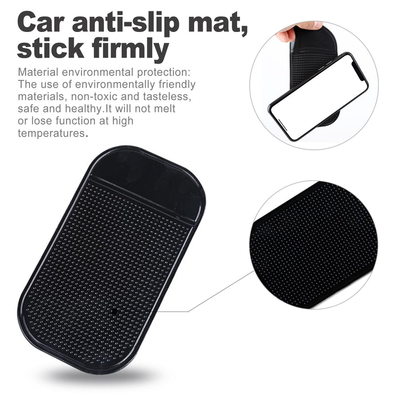 [AUSTRALIA] - 5 Pcs Car Dashboard Sticky Mat, Non-Slip Gel Dashboard Pad Multi-Functional Reusable Dashboard Mat 