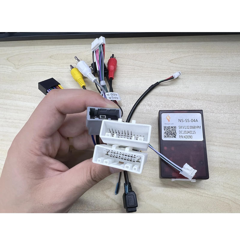 16pin Car Stereo Radio Wiring Harness for Nissan X-Trail Qashqai Rogue Sentra Altima Teana Murano Navara Support Factory Bose Amplifier, OEM Backup Camera and 360 Camera
