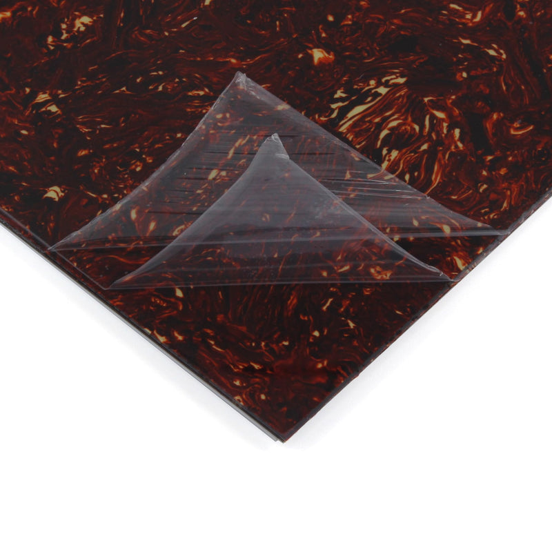[AUSTRALIA] - FLEOR 11.4 x 17 Inch Blank Guitar Bass Pickguard Sheet DIY Guitar Pickguard Backplate Scratch Plate Material,4Ply Brown Tortoise Shell 4ply Brown Tortoise Shell 
