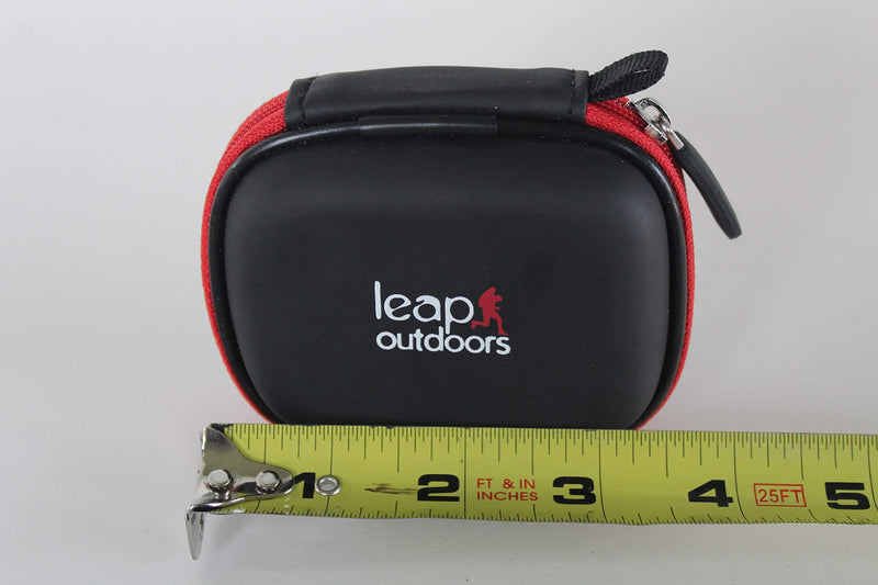 Leap Outdoors Weather-Resistant Protective SD SDHC Memory Card Storage Carrying Case for Photography and Trail Camera Card Reader and 12 SD Cards with Mesh Pocket