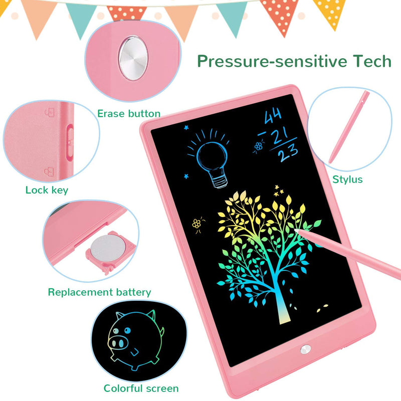 TEKFUN Gift LCD Writing Tablet Bundle for Girls