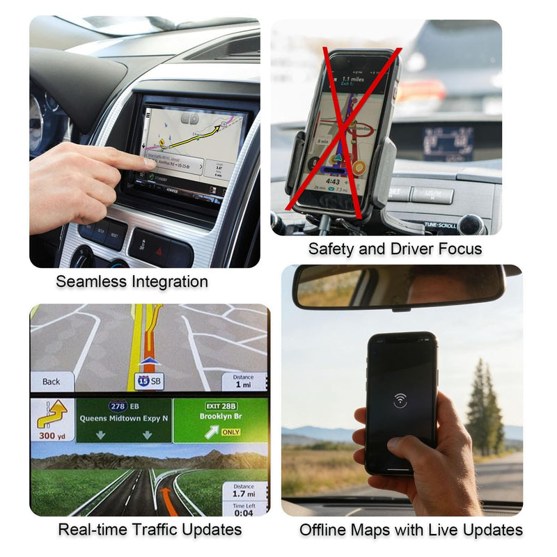 Satellite Navigation SD Card Compatible with Cadiliac Chevrolet Buick GMC | 2025 Latest Update,North America Maps,Plug and Play Install,GPS in-Dash Navigation Accessories Part 85856394 INFO3-V6394