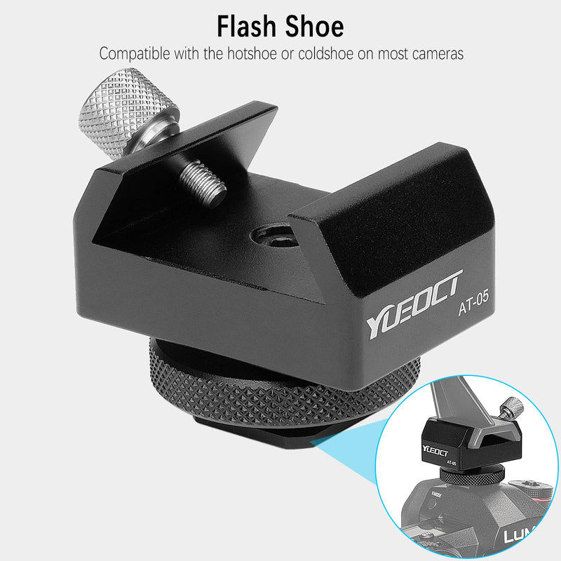 [AUSTRALIA] - Metal Telescope Finderscope Mount Adapter Finder Scope Base Dovetail Bracket with 1/4" Threaded Hole for Video DSLR Mirrorless Camera Flash Hotshoe Coldshoe Hot Cold Shoe Sky Astrophotography 