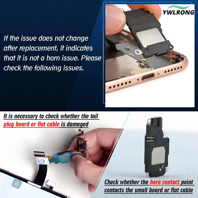 YWLRONG for iPhone 12 Pro Max Loud Speaker Replacement for iPhone 12 Pro Max Loudspeaker 12 Pro Max Ringer Speaker Buzzer Assembly withTools