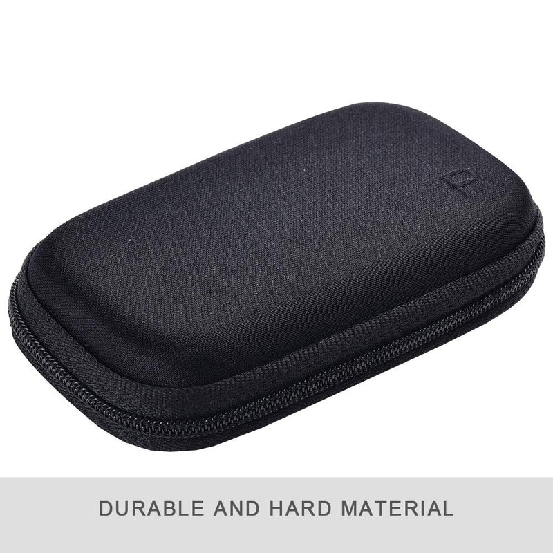 Hard Case Compatible for SanDisk 500GB/ 250GB/ 1TB/ 2TB/ 4TB Extreme Portable SSD - SDSSDE60-500G-G25, Also Fits for Sandisk Pro (Black) Black