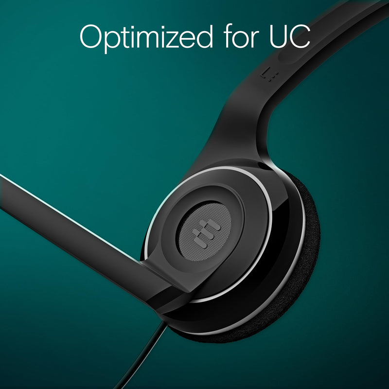 [AUSTRALIA] - Sennheiser PC 8 USB - Stereo USB Headset for PC and MAC with In-line Volume and Mute Control - Black 1 Count (Pack of 1) 