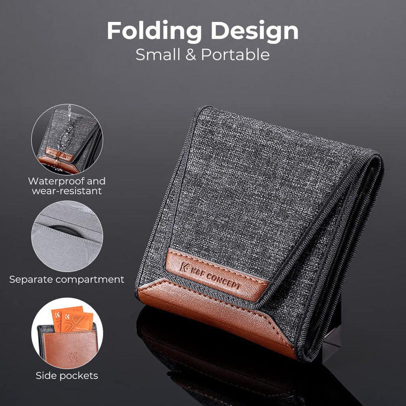 K&F Concept 67mm UV/CPL/ND Lens Filter Kit (3 Pieces)-18 Multi-Layer Coatings, UV Filter + Polarizer Filter + Neutral Density Filter (ND4) + Cleaning Cloth+ Filter Pouch for Camera Lens (K-Series)