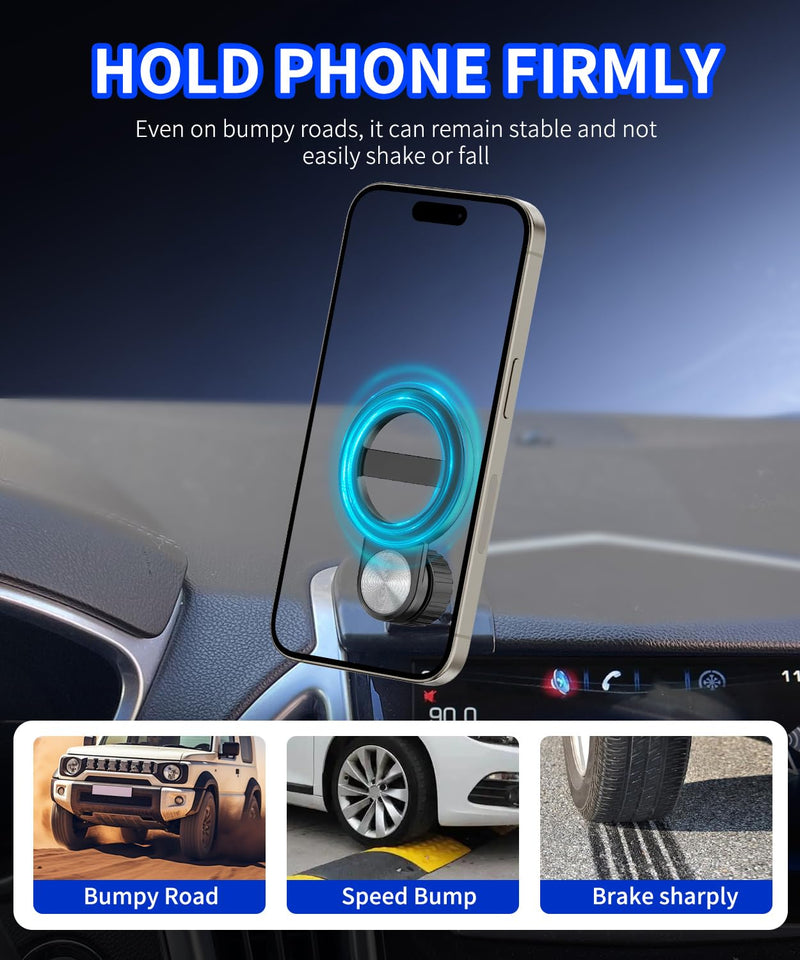 Car Phone Holder for Cadillac SRX 2013 2014 2015 2016 Auto Accessories, Cell Phone Mount Compatible with MagSafe, 360° Rotation, Hands Free Not Affect Air Vent