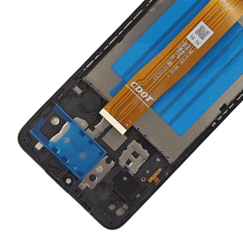 for Samsung Galaxy A12 Screen Replacement with Frame for Samsung a12 a125u Screen Replacement A12 Nacho A127 s127dl a125a a125w LCD Display digitizer Touch Screen Assembly with Repair Tools 6.5 inch