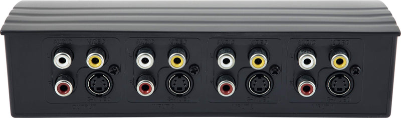 [AUSTRALIA] - GE 4-Way RCA Switch AV Splitter Switch, for Connecting 4 RCA Output Devices to Your TV, S-Video Support, Audio/Video, Game Consoles, DVD, VCR, 38807 4 Way Splitter Switch 
