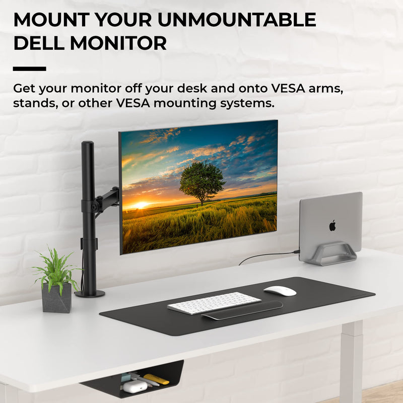 HumanCentric VESA Mount Adapter Compatible with Dell Monitors, VESA Adapter for Monitor S2318H, S2218H, S2319NX, S2419NX, S2718H, S2719H, S2719HN, SE2219H, SE2419HR, SE2419HX, SE2719H, and More Dell S2*18, S2*19, SE2*19 Series (not Ultrathin)